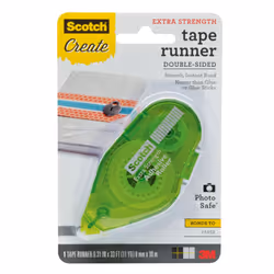 Scotch Tape Runner Extra Strength  .31 in x 11 yd (055-ES-CFT)  Green