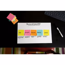 Post-It 7100265522 note paper Square Blue, Green, Orange, Pink, Yellow 90 sheets Self-adhesive - Additional view 4