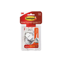 3M MMM17067MPES General Purpose Wire Hooks, White - Pack of 28