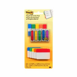 Post-It 686-XLP tab index Blank tab index Plastic Aqua colour, Lime, Red, Yellow