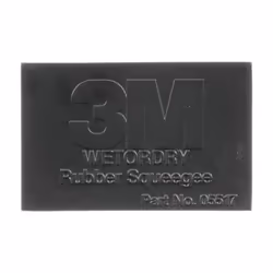 3M Wetordry Rubber Squeegee 05517, 2-3/4 in x 4-1/4 in, Comfort Fit, Flexible, For Wet Sanding