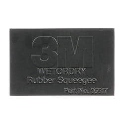 3M Wetordry Rubber Squeegee 05517, 2-3/4 in x 4-1/4 in, Comfort Fit, Flexible, For Wet Sanding