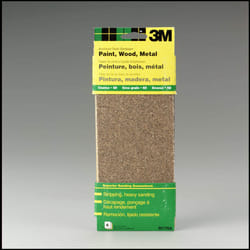 3M 9017 General Purpose Sandpaper Sheets  3-2/3-in by 9-in  Coarse Grit