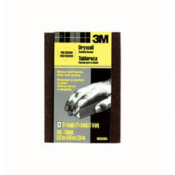 3M Small Area Drywall Sanding Sponge  3.75 in by 2.625 in by 1 in  Fine/Medium (9093DCNA)