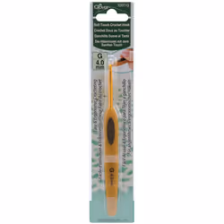 Clover Soft Touch Crochet Hook-Size G7/4mm