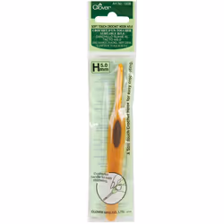 Clover Soft Touch Crochet Hook-Size H8/5mm