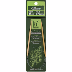 Takumi Bamboo Circular Knitting Needles 16"-Size 5/3.75mm 1616-5