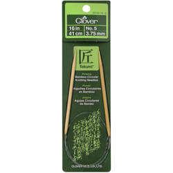 Takumi Bamboo Circular Knitting Needles 16"-Size 5/3.75mm 1616-5
