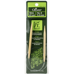 Takumi Bamboo Circular Knitting Needles 16"-Size 9/5.5mm 1616-9