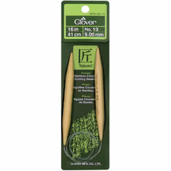 Takumi Bamboo Circular Knitting Needles 16"-Size 13/9mm 1616-13