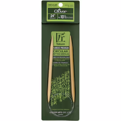 Takumi Bamboo Circular Knitting Needles 24"-Size 10.5/6.5mm 1624-105