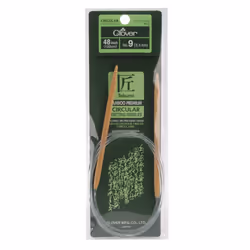Takumi Bamboo Circular Knitting Needles 48"-Size 9/5.5mm 1648-9