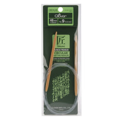Takumi Bamboo Circular Knitting Needles 48"-Size 9/5.5mm 1648-9