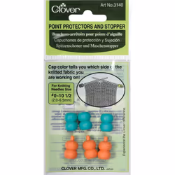Point Protectors & Stopper-Sizes 0 To 10.5 6/Pkg
