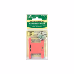 Clover Plastic Knitting Bobbins-1.5"X2.5" 6/Pkg -332