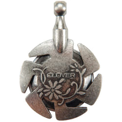 Clover Yarn Cutter Pendant-Antique Silver