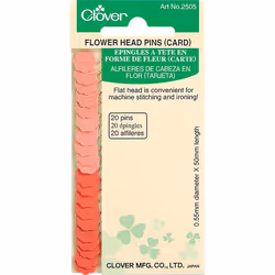 Clover Flower Head Pins-20/Pkg