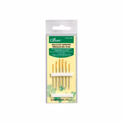Clover Gold Eye Tapestry Needles-Size 18/22 6/Pkg