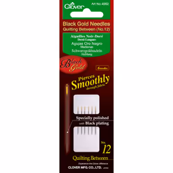 Clover Black Gold Quilting Betweens Needles-Size 12 6/Pkg