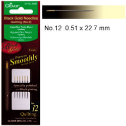 Clover Quilting Needles - per pack of 6