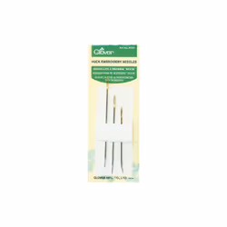 Clover Huck Embroidery Needles-Assorted 3/Pkg