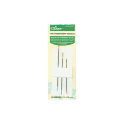 Clover Huck Embroidery Needles-Assorted 3/Pkg