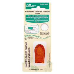 Clover Small Natural Fit Leather Thimble