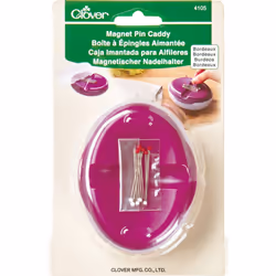 CLOVER Magnet Pin Caddy  Bordeaux  4 Height x 31 Length x 1.4 Width