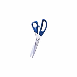 Patchwork Scissors: Large, Steel, Silver/Blue, 1