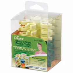 Stack 'n Store Bobbin Tower W/Nancy Zieman-3.5"X3.75"