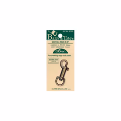 clover Swivel Ring 10mm: Antique Gold, 1