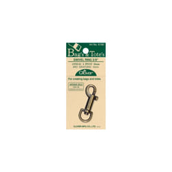 clover Swivel Ring 10mm: Antique Gold, 1
