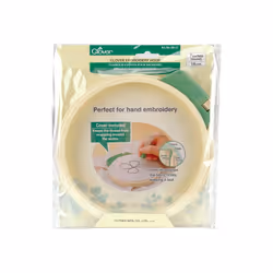Clover Plastic Embroidery Stitching Hoop 7"-