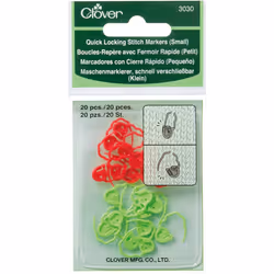 Quick Locking Stitch Markers-Small 20/Pkg