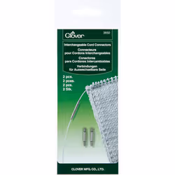 Clover Interchangeable Cord Connectors 2/PkgC3650
