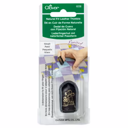 Clover Limited Edition Natural Fit Leather Thimble-Small 6038
