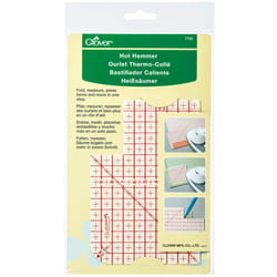 Hot Hemmer/VE3Â Haberdashery/Plastic White/Red 25Â x 13.8Â x 0.2Â cm, 25 x 13.8 x 0.2 cm