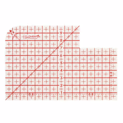 Hot Hemmer/VE3Â Haberdashery/Plastic White/Red 25Â x 13.8Â x 0.2Â cm, 25 x 13.8 x 0.2 cm