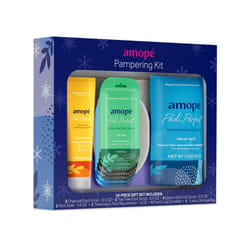 Amop? Pampering Kit - Contains Charcoal Foot Scrub  Tea Tree Foot Scrub  Epsom Salt Foot Scrub  Invigorating Foot Soak  Tired Leg & Foot Rejuvenator