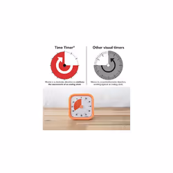 TTM9-HDO-W Home MOD â 60-Minute Visual Timer, Home Edition for Children, for Home Schooling, School Desk, Office Desk and Meetings, with Silent