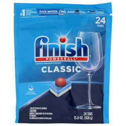 Finish Classic Original Scent Tablet Dishwasher Detergent 24 pk