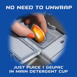Finish Gelpacs Orange  54ct  Dishwasher Detergent Tablets
