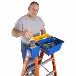 Werner AC27-P Lock  Use with Ac27-L Disposable Paint Cup Liner  Plastic  Polymer  Blue  No Size