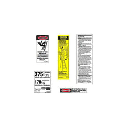 Werner 375 LB Fiberglass Step Ladder Label Kits (Pack of 6)