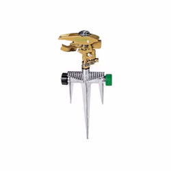 Fiskars 539476 Green Thumb Metal Pulsating Spike Sprinkler