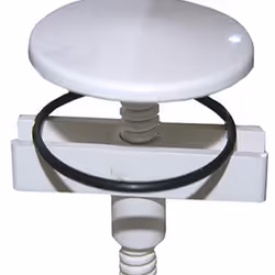 LASCO 031455 White Plastic Sink Hole Cover 134Inch with Wing Nut