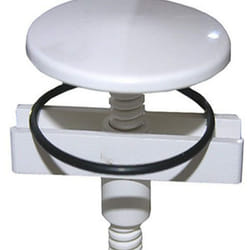 LASCO 031455 White Plastic Sink Hole Cover 134Inch with Wing Nut
