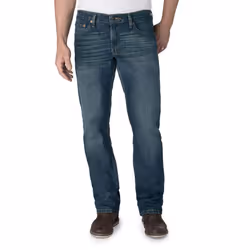 Levi Strauss Signature Gold Men's Regular Straight Fit Jeans  Bigfoot  33W x 30L
