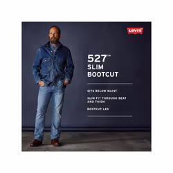 Levi's Men's 527 Slim Bootcut Fit Jeans  Medium Chipped  34W x 32L