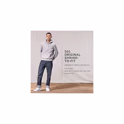 Levi's Men's 501 Original Fit Jeans (Also Available in Big & Tall)  (New) Rigid  36W x 30L